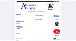 Desktop Screenshot of alexandriarugby.org