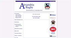 Desktop Screenshot of alexandriarugby.com